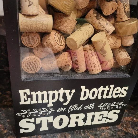 Cork & Tops Holder - Empty Bottles Are Filled With Memories - Home Accent - Picture 9 of 10